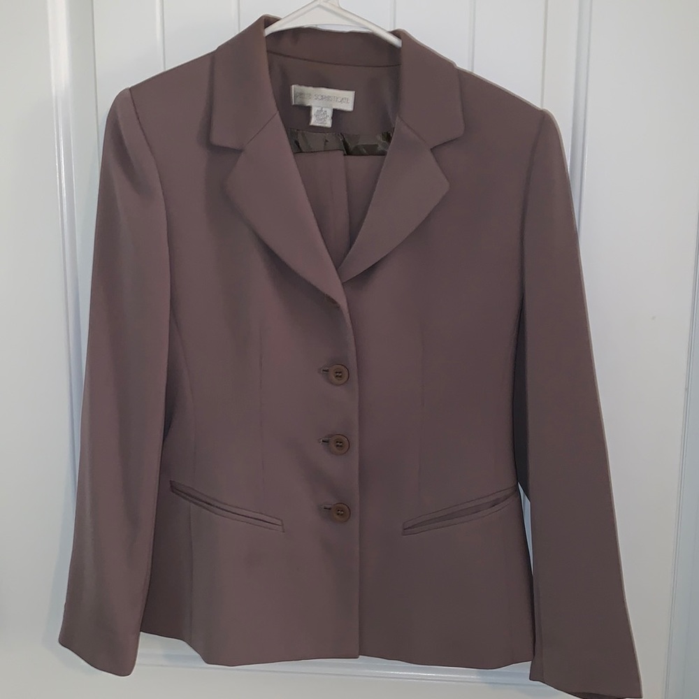 Super nice Taupe Skirt Suit!!